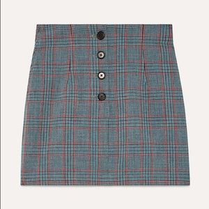 Aritzia Little Moon Daylily Skirt in Aqua/Lillooet